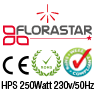 Ballast Florastar - Norme CE, ROHS, HPS 250Watt 230v/50Hz