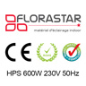 Ballast Florastar - Norme CE, ROHS, HPS 600Watt 230v/50Hz